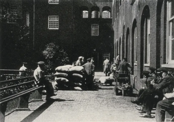 Framed Print : Activity at the Amsterdam workhouse Framed Print : Activity at the Amsterdam workhouse
