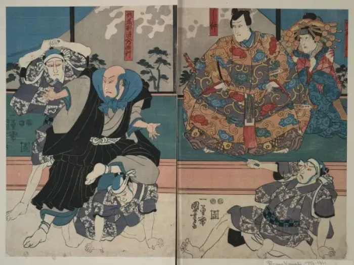 Framed Print : An actor in the role of Sato Norikiyo who becomes Saigyo : A Framed Print : An actor in the role of Sato Norikiyo who becomes Saigyo : A