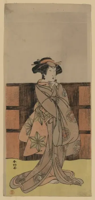Framed Print : The actor Segawa Kikunojo III Framed Print : The actor Segawa Kikunojo III