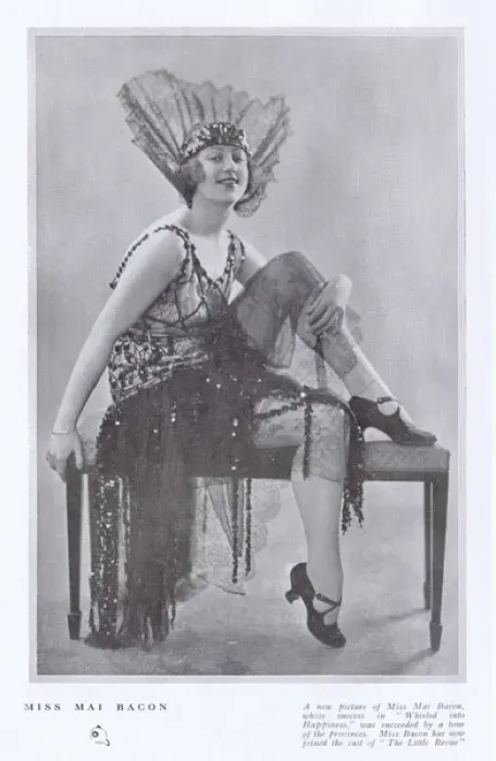 Framed Print : The actress Mai Bacon, London, 1924 Framed Print : The actress Mai Bacon, London, 1924