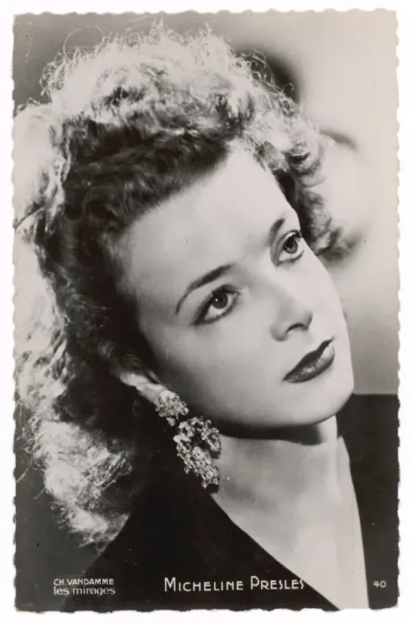 Framed Print : Actress Micheline Presle Framed Print : Actress Micheline Presle