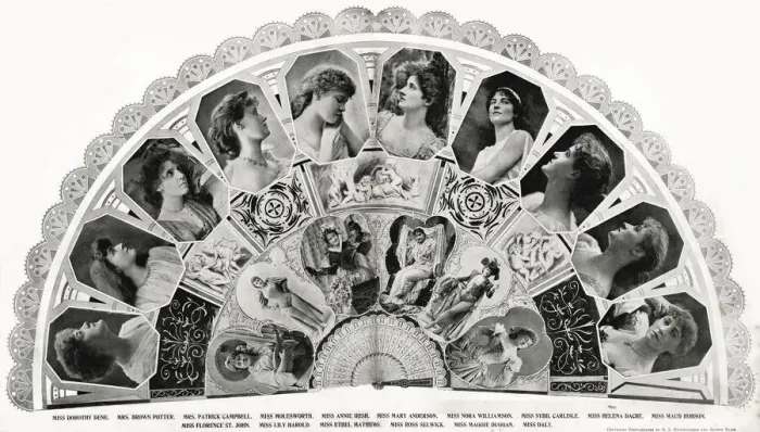 Framed Print : Actresses on Footlight Favourites Fan Framed Print : Actresses on Footlight Favourites Fan