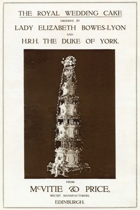 Framed Print : Advertisement for the 10ft high royal wedding of the Duke of York to Lady Elizabeth Framed Print : Advertisement for the 10ft high royal wedding of the Duke of York to Lady Elizabeth