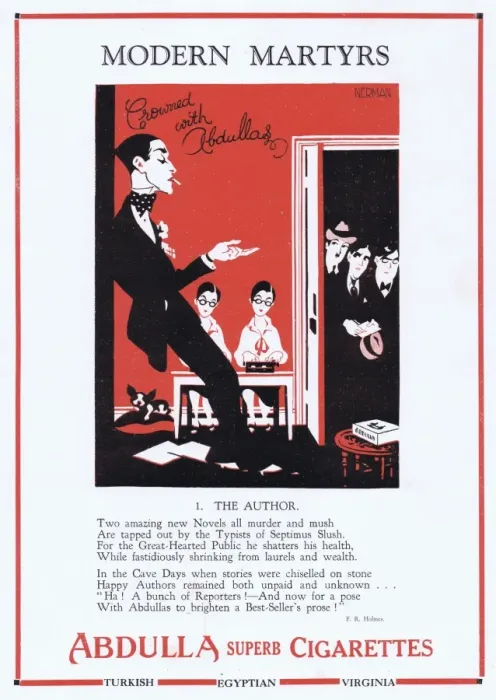 Framed Print : Advert for Abdulla cigarettes, 1927 Framed Print : Advert for Abdulla cigarettes, 1927