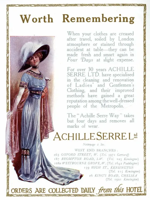 Framed Print : Advert, Achille Serre Ltd, London Framed Print : Advert, Achille Serre Ltd, London