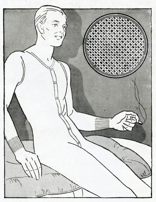 Framed Print : Advert for Aertex mens combinations 1929 Framed Print : Advert for Aertex mens combinations 1929