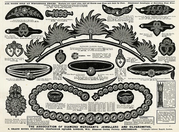 Advert for Association of Diamond Merchants Jewellers 1896