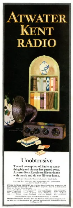 Framed Print : Advert, Atwater Kent Model 20 Radio Framed Print : Advert, Atwater Kent Model 20 Radio