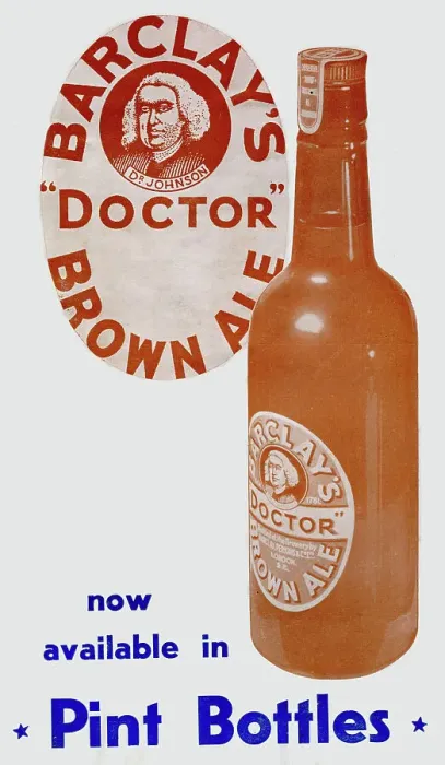 Framed Print : Advert, Barclay's Doctor Brown Ale Framed Print : Advert, Barclay's Doctor Brown Ale
