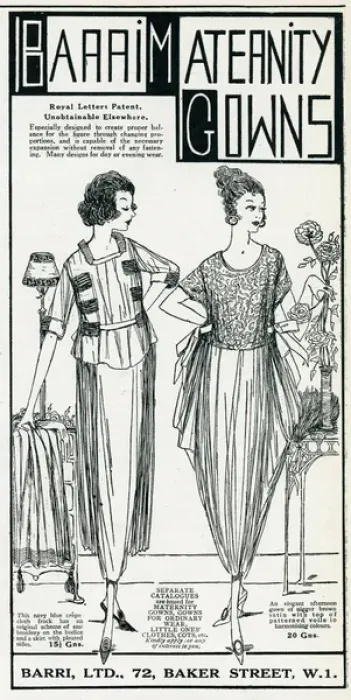 Framed Print : Advert for Barri: Maternity wear 1920 Framed Print : Advert for Barri: Maternity wear 1920