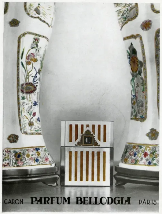 Framed Print : Advertisement for Bellodgia perfume by Caron Framed Print : Advertisement for Bellodgia perfume by Caron