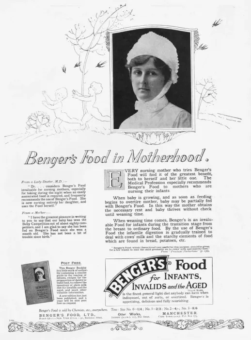Framed Print : Advert for Bengers food for nursing mothers, 1925 Framed Print : Advert for Bengers food for nursing mothers, 1925