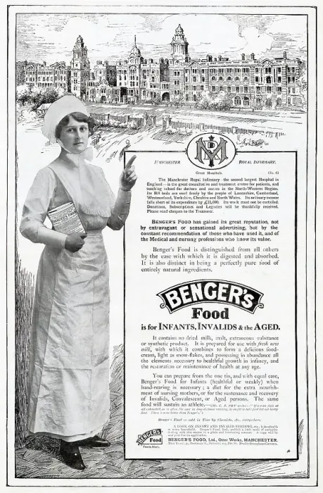 Framed Print : Advert for Benger's Infant Food 1921 Framed Print : Advert for Benger's Infant Food 1921