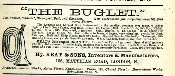 Framed Print : Advertisement, Bicycle Bugle or Buglet Framed Print : Advertisement, Bicycle Bugle or Buglet