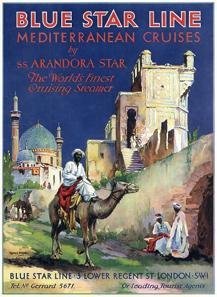 Advert for Blue Star Line, Arandora Star 1929