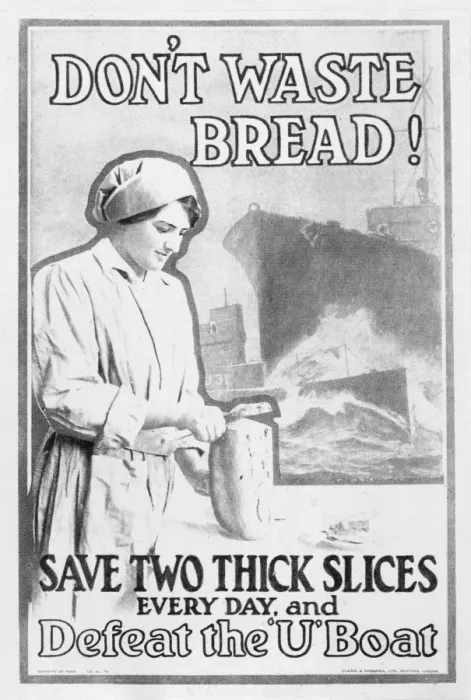 Framed Print : Advert / Bread / Graphic Ww1 Framed Print : Advert / Bread / Graphic Ww1