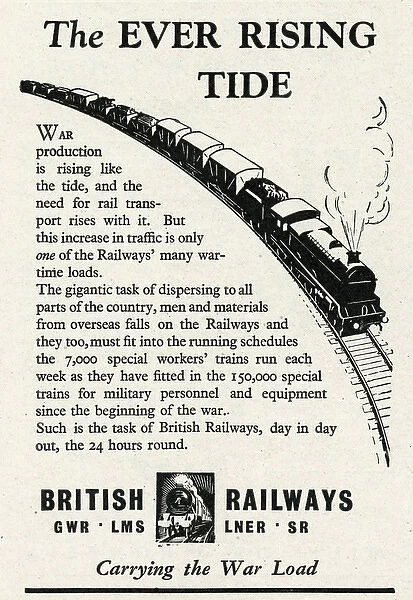 Advert for British Railways 1943