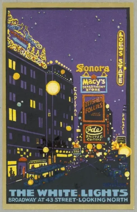 Framed Print : Advert / Broadway Lights Framed Print : Advert / Broadway Lights