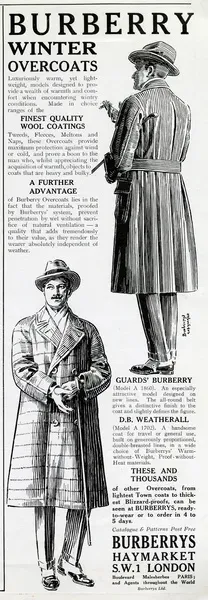 Poster Prints Burberry Trench Art 1923 Burberry Winter Overcoat