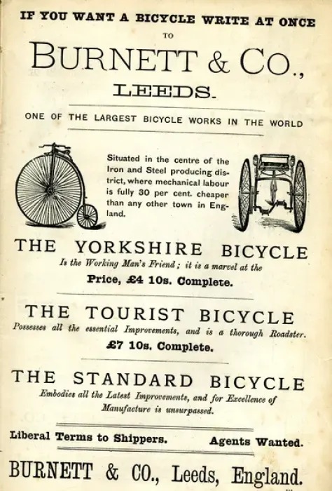 Framed Print : Advertisement, Burnett & Co, Leeds Framed Print : Advertisement, Burnett & Co, Leeds