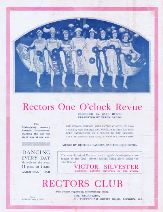 Framed Print : Advert for the cabaret show Rectors One O Clock Revue Framed Print : Advert for the cabaret show Rectors One O Clock Revue