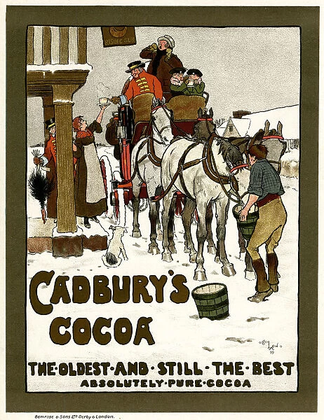 Advert for Cadburys Cocoa drink 1900