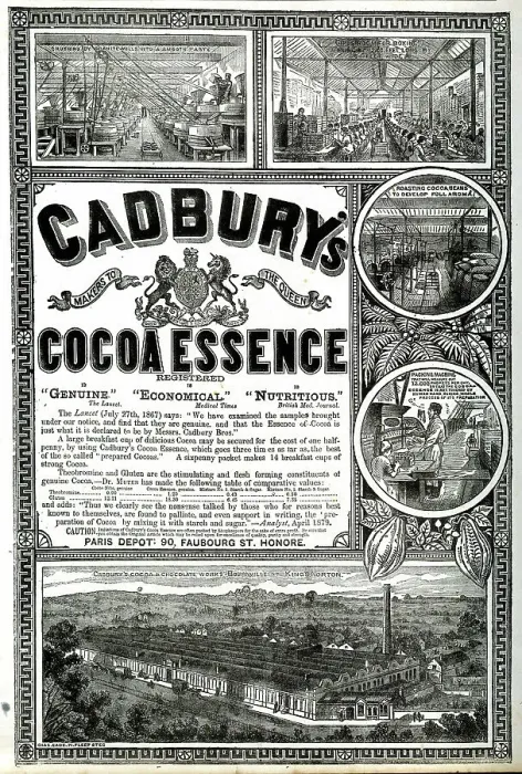 Framed Print : Advert, Cadbury's Cocoa Essence, Bournville Framed Print : Advert, Cadbury's Cocoa Essence, Bournville