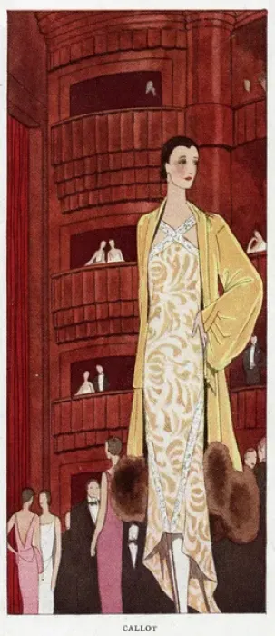 Framed Print : Advertisement for Callot fashions Framed Print : Advertisement for Callot fashions