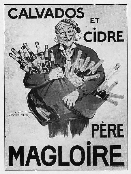 Advert for Calvados and Cider from Pere Magloire, 1931, Pari