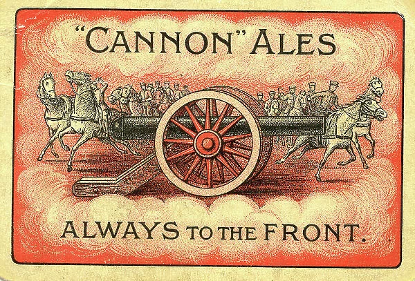 Advert, Cannon Ales, Sheffield, Always to the Front