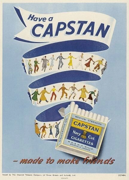 Advert  /  Capstan Cigs 1951