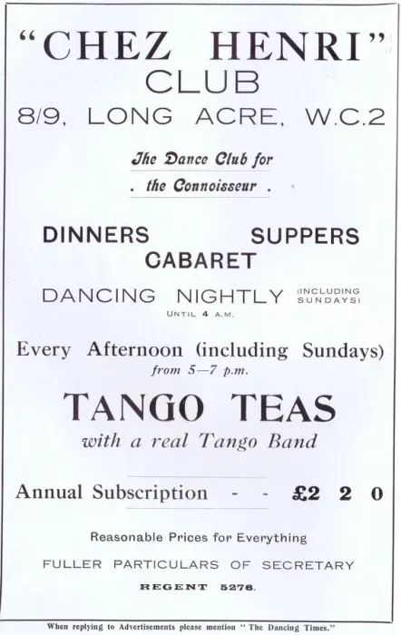 Framed Print : Advert for Chez Henri Club, London, 1925 Framed Print : Advert for Chez Henri Club, London, 1925