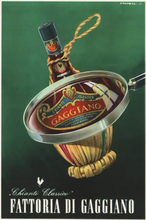 Framed Print : Advert / Chianti 1956 Framed Print : Advert / Chianti 1956