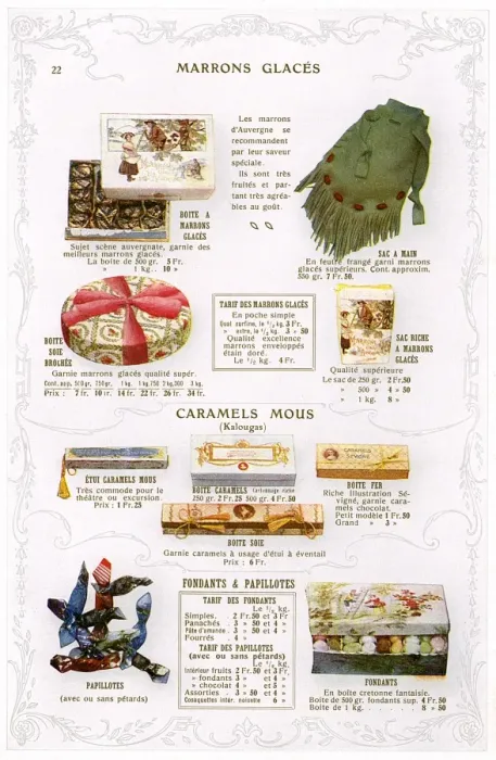 Framed Print : Advert / Choc Marrons Framed Print : Advert / Choc Marrons