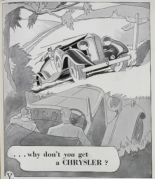 Advert for Chrysler Cars