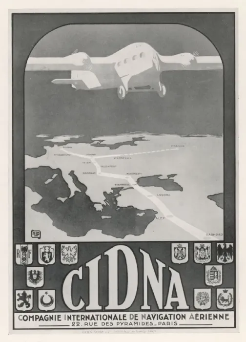 Framed Print : Advert / Cinda Airline Framed Print : Advert / Cinda Airline