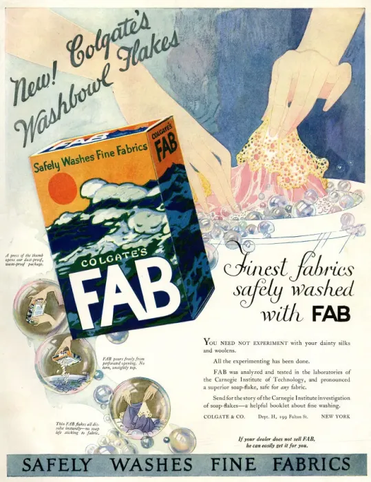 Framed Print : Advert, Colgates FAB Washing Powder Advert, Colgates FAB Washing Powder Framed Print : Advert, Colgates FAB Washing Powder Advert, Colgates FAB Washing Powder