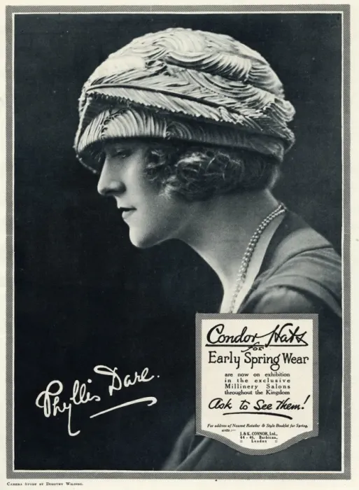 Framed Print : Advert for Condor hats 1923 Framed Print : Advert for Condor hats 1923