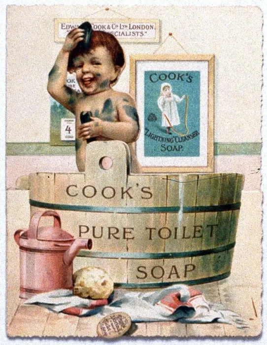 Framed Print : Advertisement for Cooks Pure Toilet Soap Framed Print : Advertisement for Cooks Pure Toilet Soap