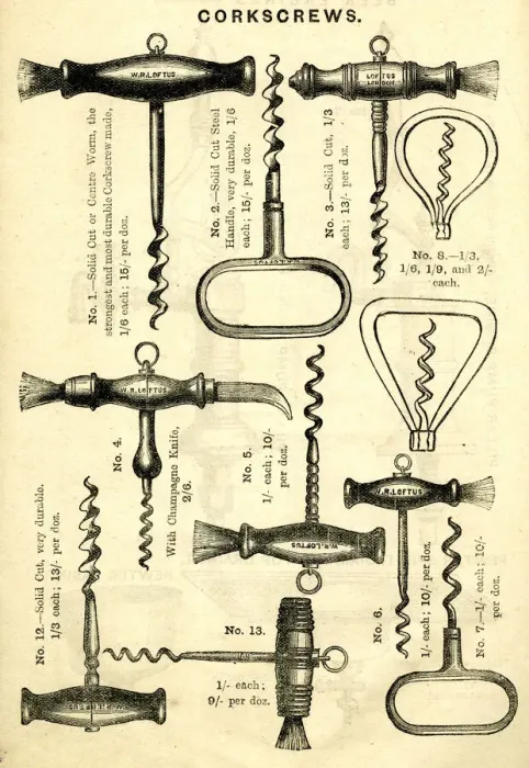 Framed Print : Advert for corkscrews Framed Print : Advert for corkscrews