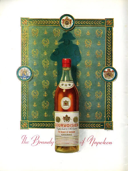 Advertisement for Courvoisier brandy
