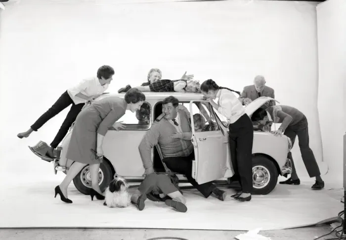 Framed Print : Advertisement for CPV - People in Mini Framed Print : Advertisement for CPV - People in Mini