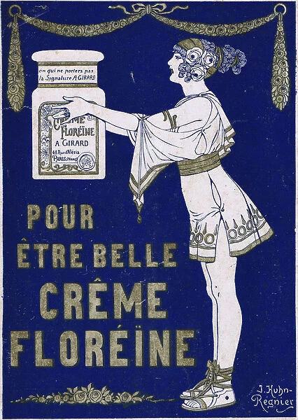 Advert for Crme Floreine, 1920s