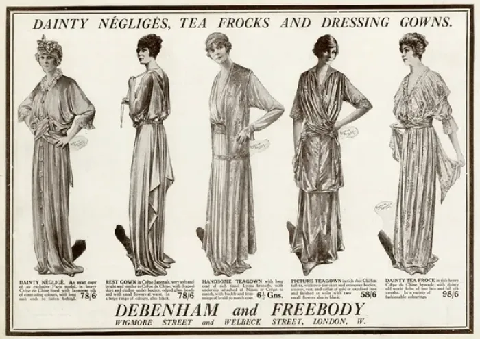 Framed Print : Advert for Debenham & Freebody undergarments 1915 Framed Print : Advert for Debenham & Freebody undergarments 1915