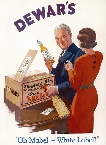 Advert for Dewars Whisky