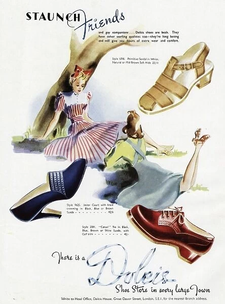 Advert for Dolcis shoes 1941