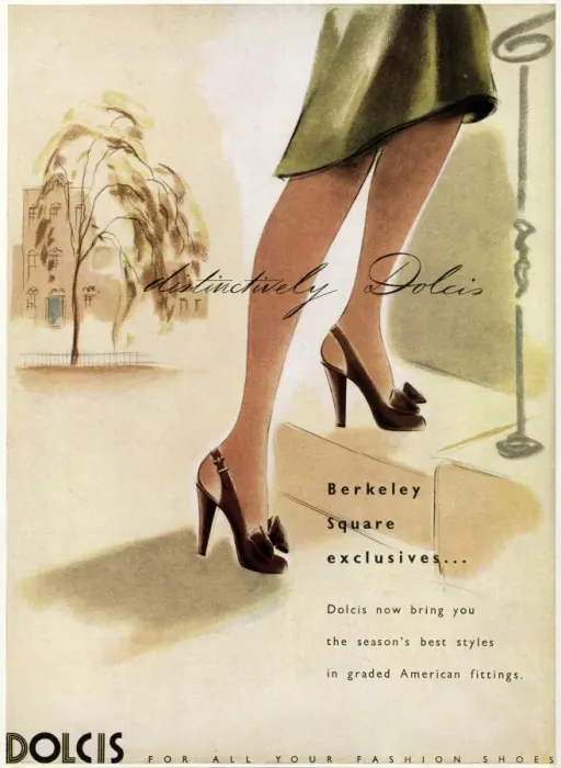 Framed Print : Advert for Dolcis shoes 1947 Framed Print : Advert for Dolcis shoes 1947