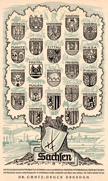 Framed Print : Advertisement for a Dresden printer Framed Print : Advertisement for a Dresden printer