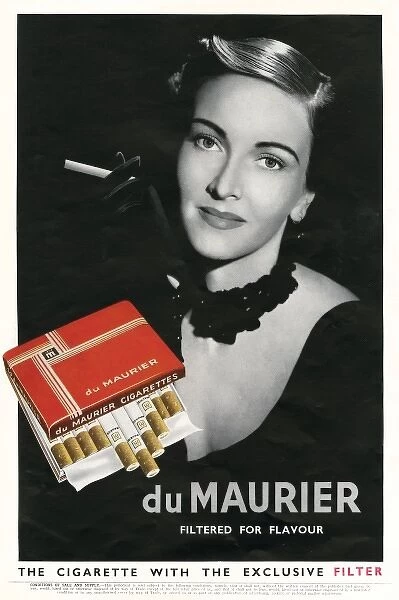 Advertisement for Du Maurier cigarettes