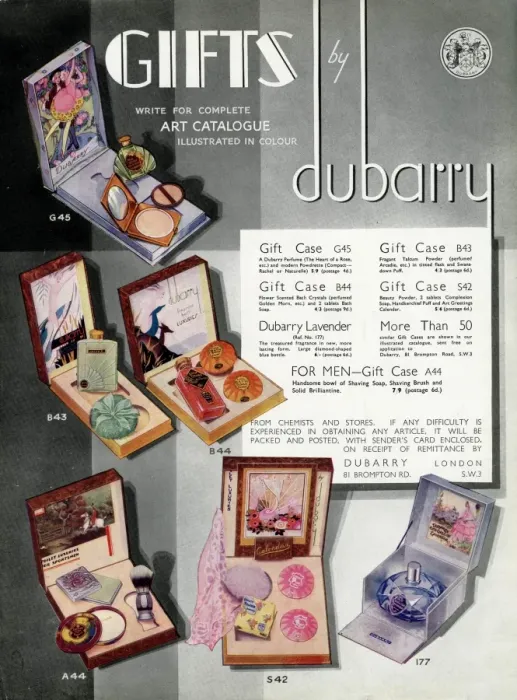 Framed Print : Advert for Dubarry gift cases 1934 Framed Print : Advert for Dubarry gift cases 1934